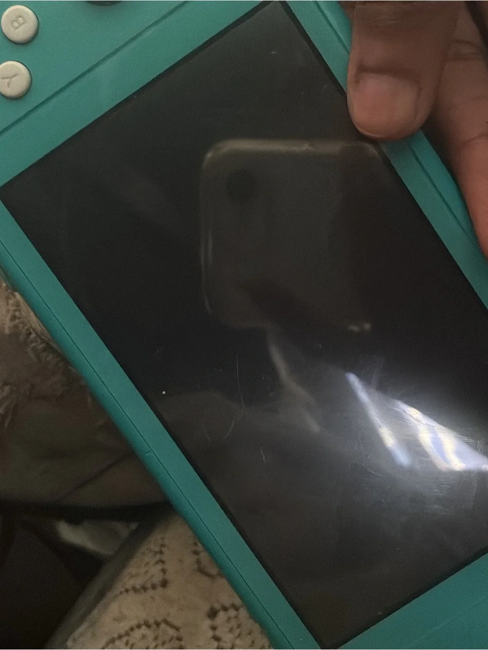 Nintendo Teal Handheld Gaming Console